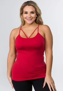 Yelete Red Cami One Size