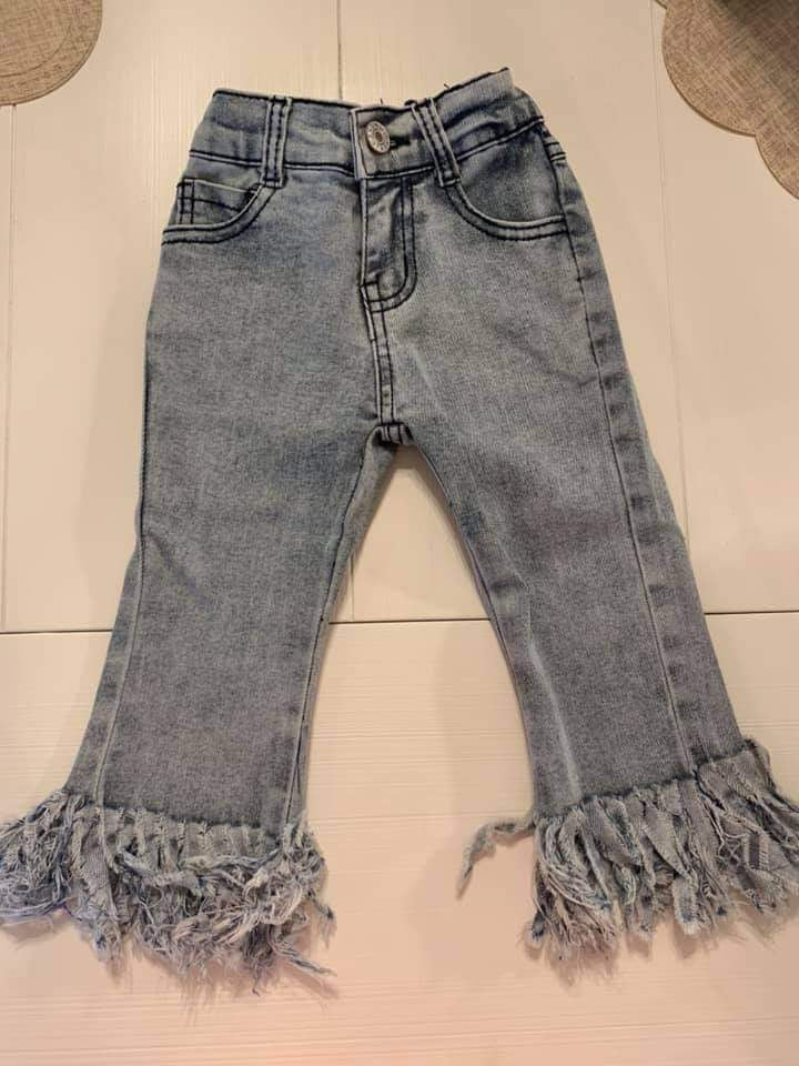 Girl's Fringe Jeans