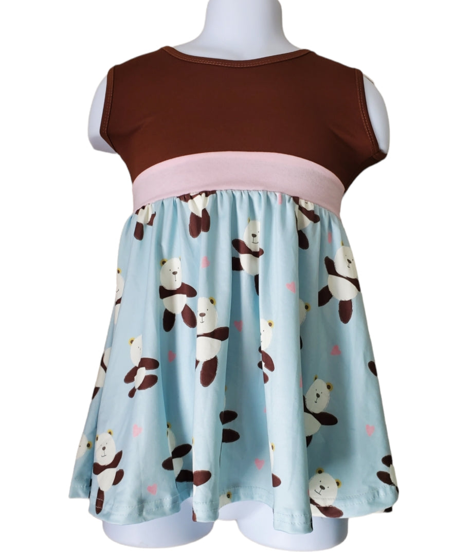 Girls Toddler Panda Dress