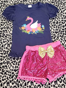 Girls Swan Outfit