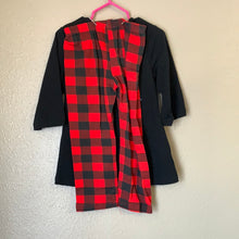 Girls Buffalo Plaid Heart Outfit