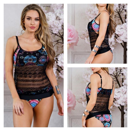 Women’s Two Piece Lace Swimsuit