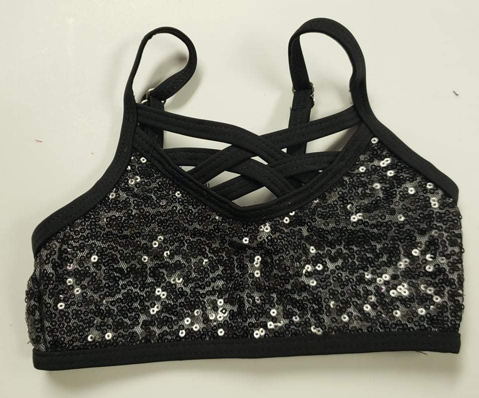 Girls Toddler/Tween Black Bralette