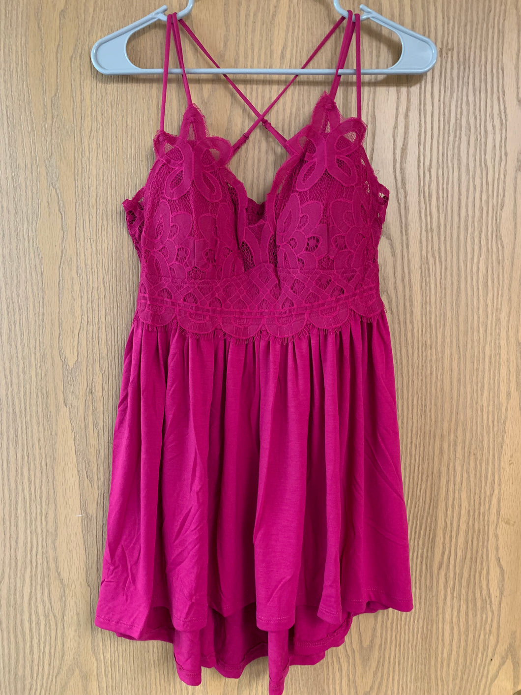 Women’s Plus Bralette Tank Magenta