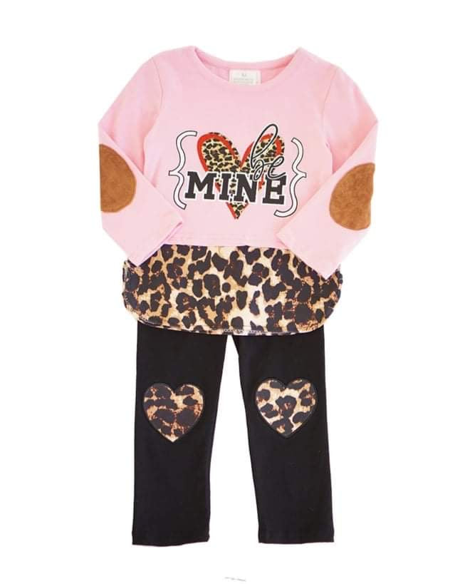 Be Mine Patched Legging Set