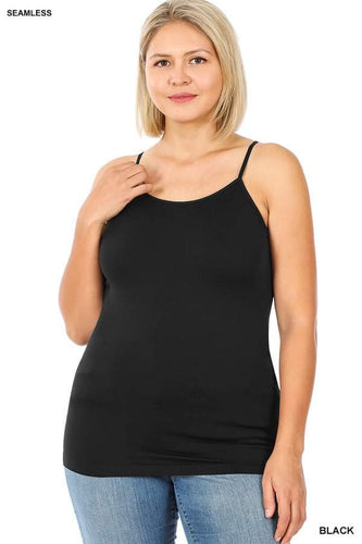 Zenana Plus Black Cami