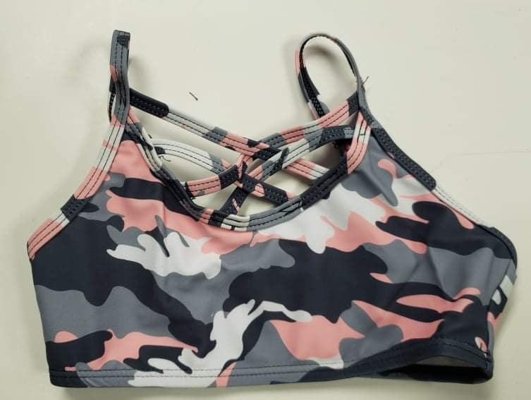 Girl's Toddler/Tween Camo Bralette