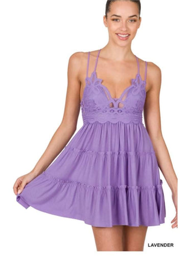 Women’s Bralette Lavender Dress