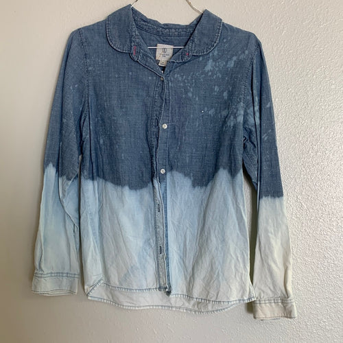 Girl's Denim Bleached Flannel