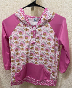 Girl's Tween Pink Puppy Pal’s Hoodie