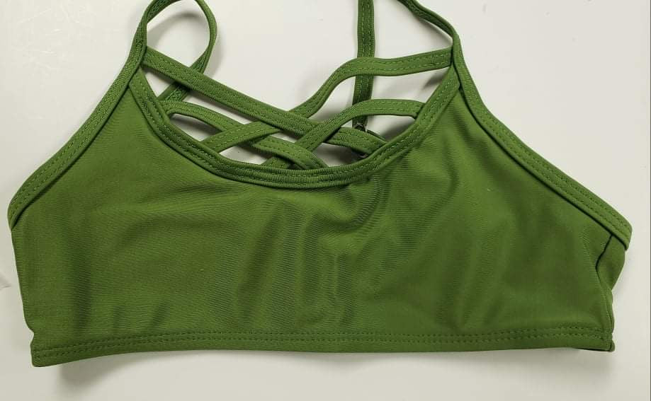 Girls Toddler/Tween Green Bralette