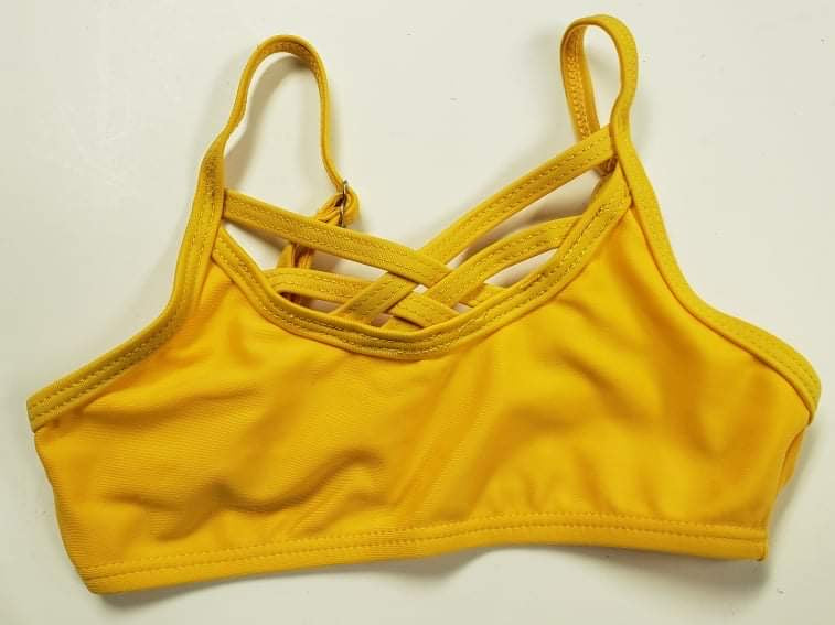 Girls Toddler/Tween Yellow Bralette