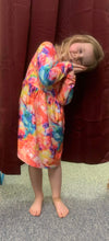 Girls Colorful Tie Dye Dress