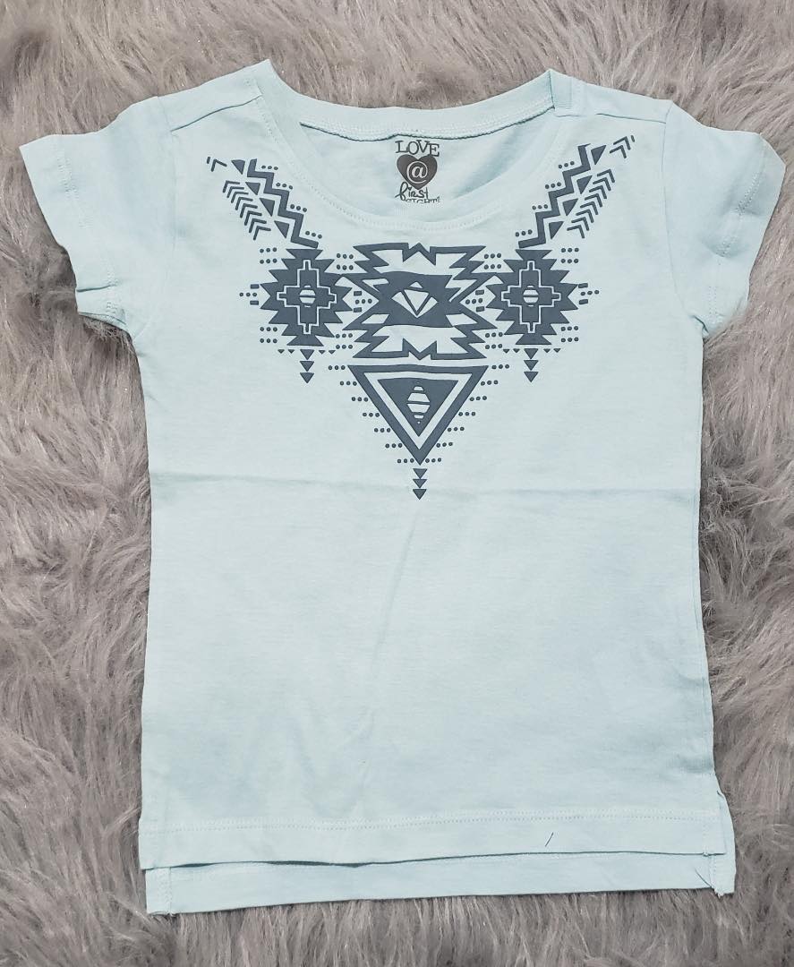 Girl's Love at First Sight Aztec Design Tee
